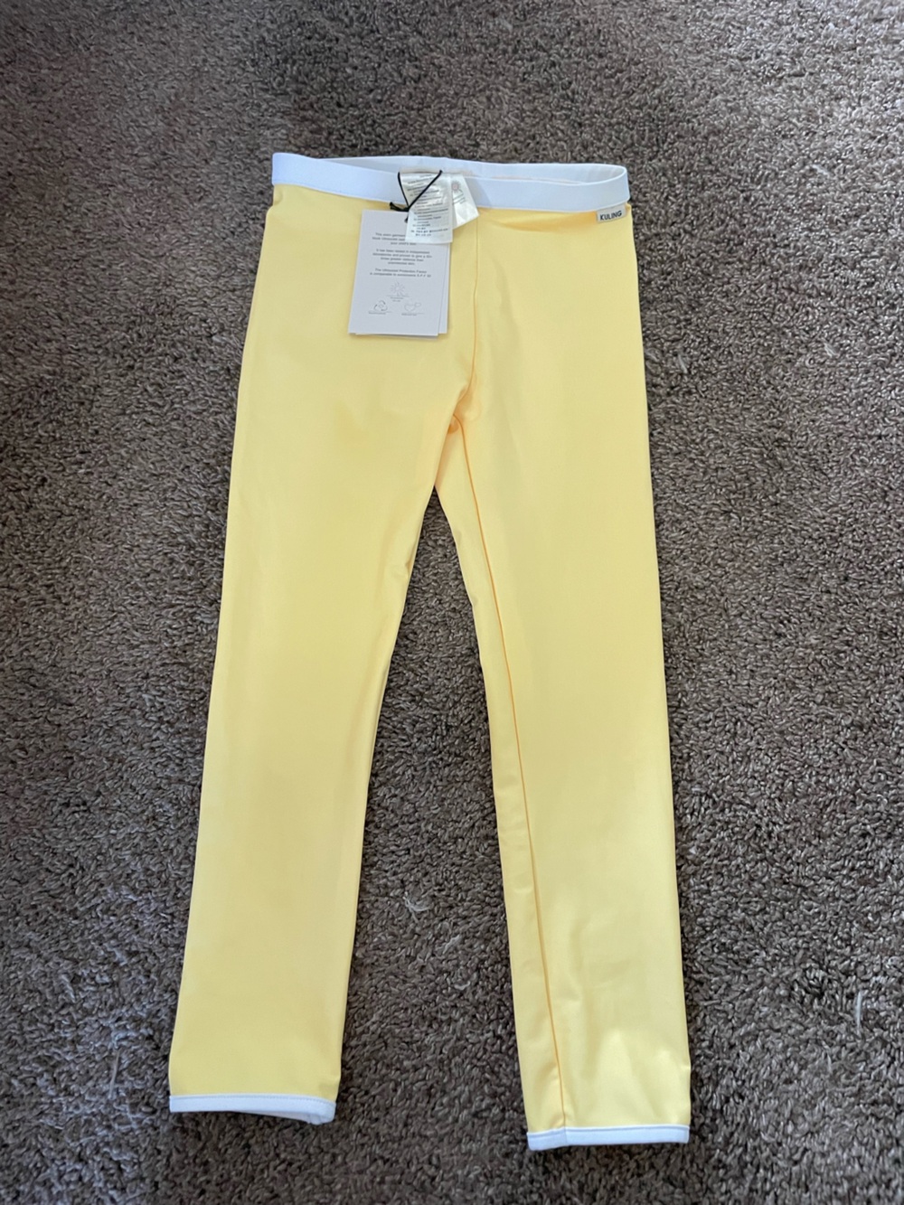 Kuling Kids Alcudia UV 50+ Tights Lemonade Size 122/128